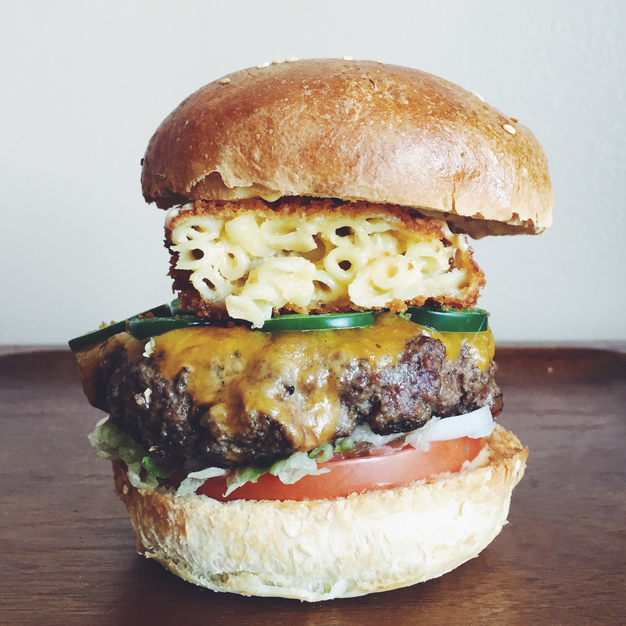 Deep Fried Mac and Cheese Burger - #TheChefDan