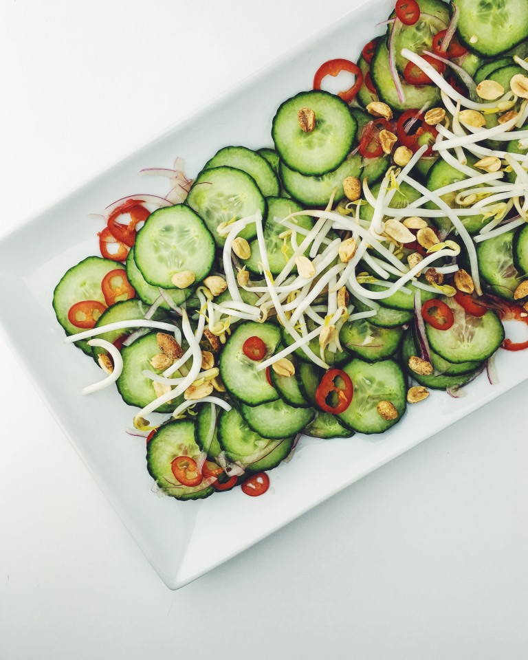 Spicy Thai Cucumber Salad - #TheChefDan