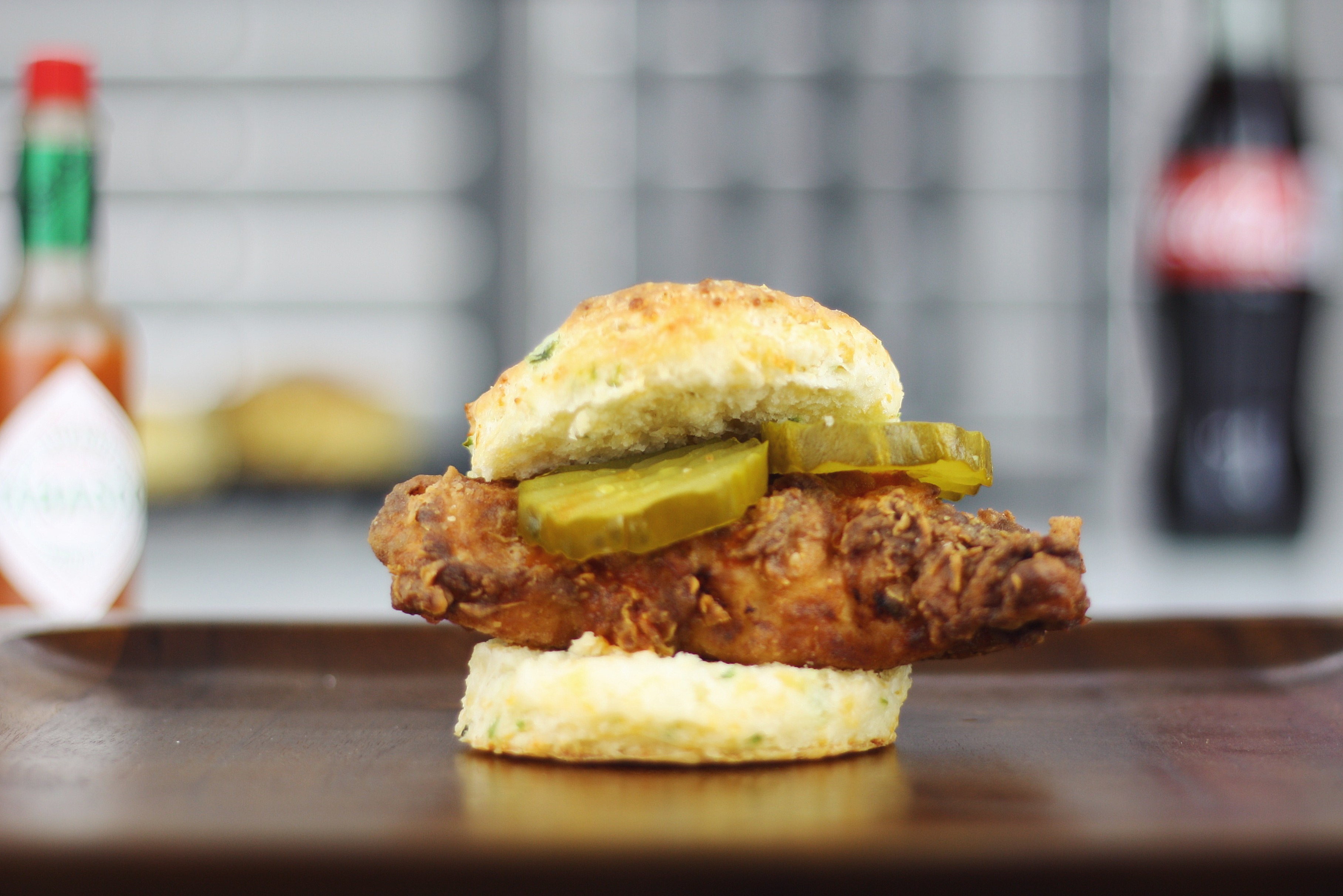 Hot chicken sandwich 