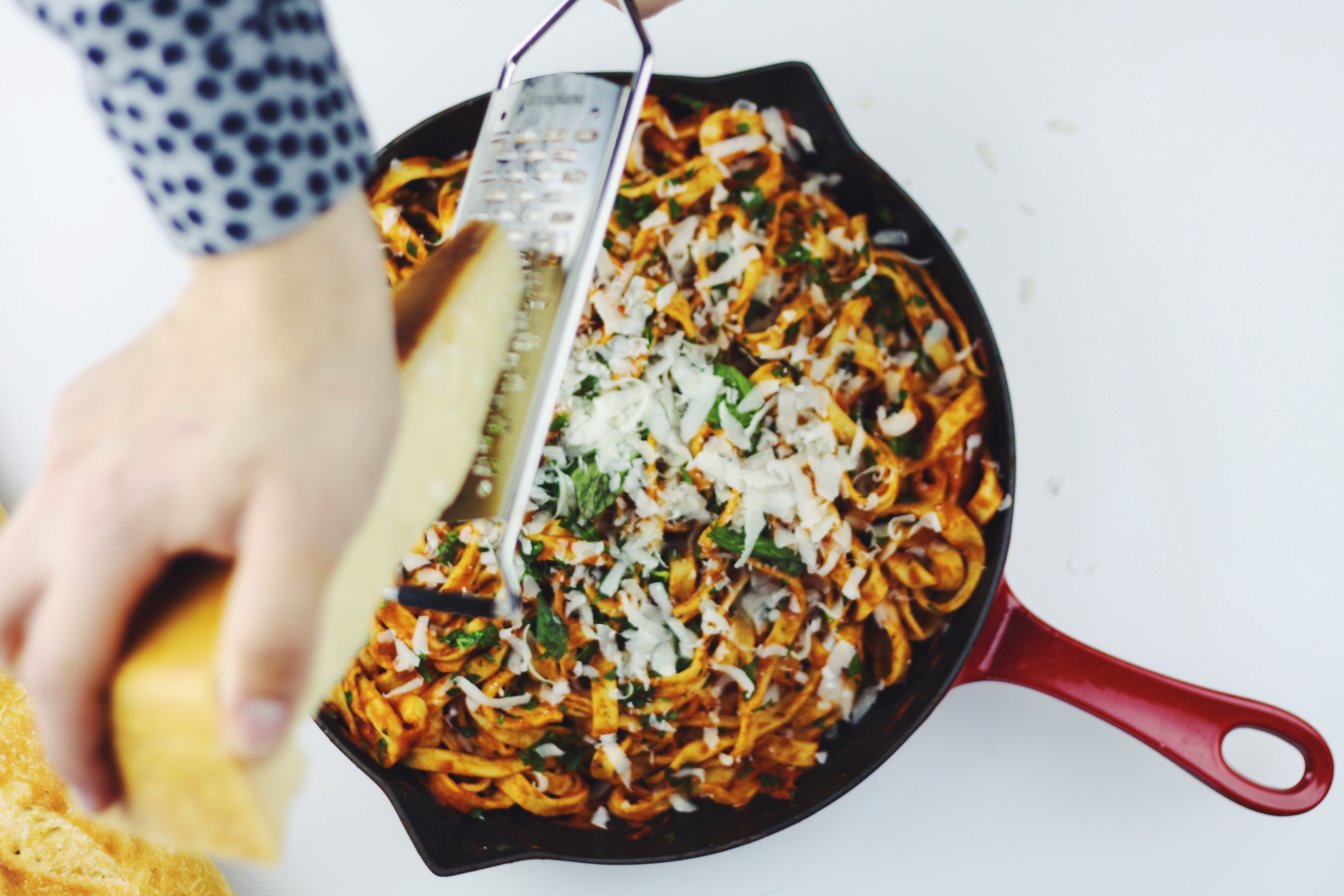 pasta with parmesan