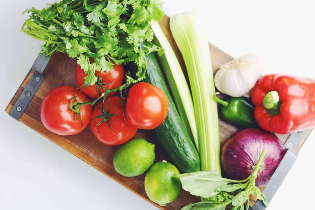 Gazpacho ingredients 