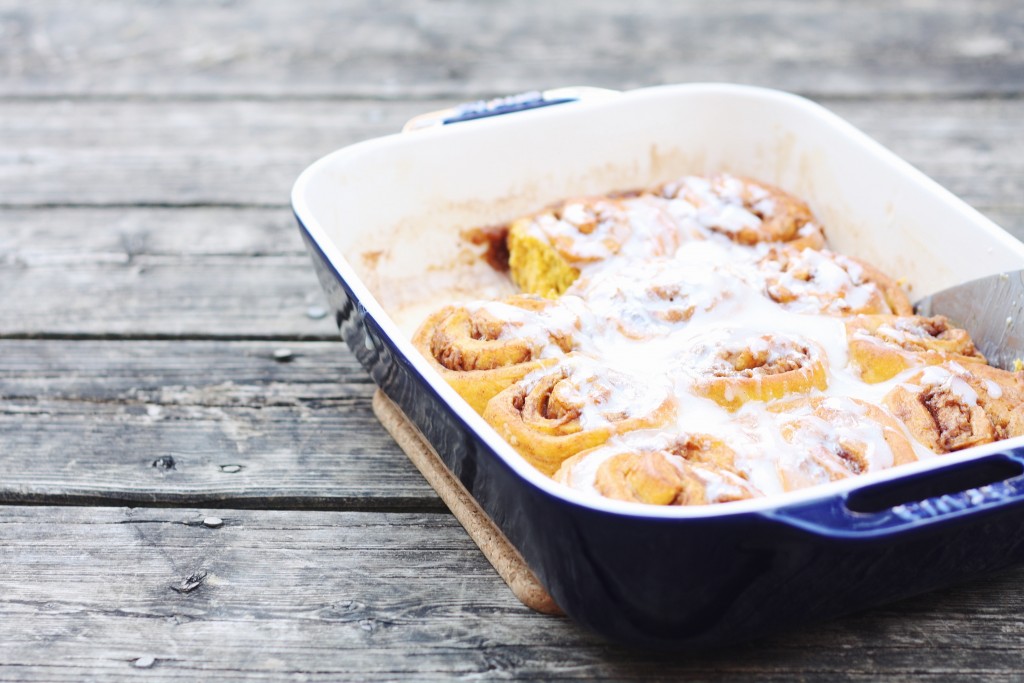 Pumpkin cinnamon buns