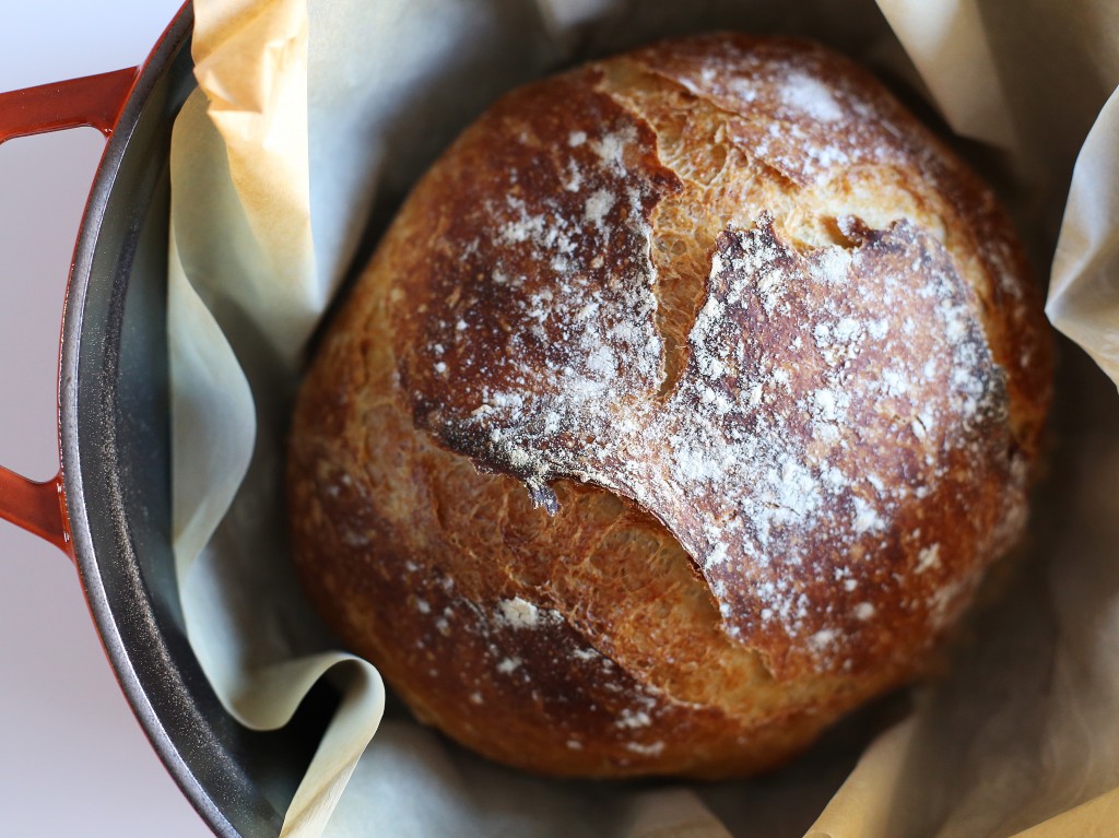 No Knead artisan bread 