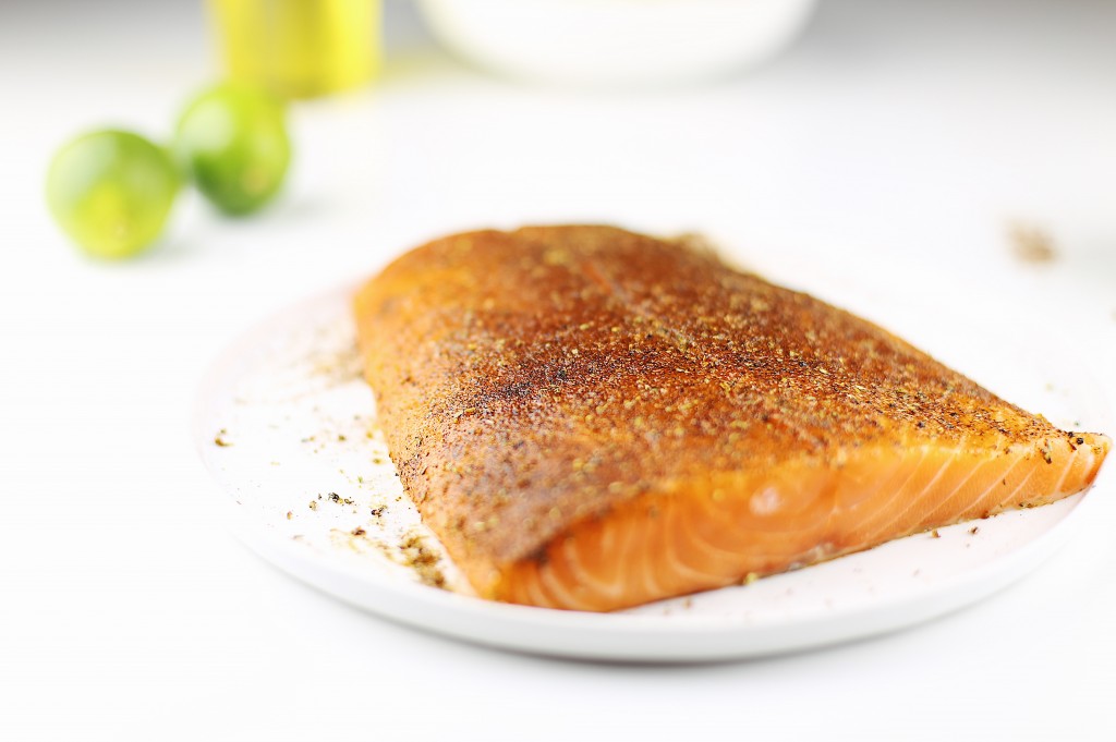 Grilled salmon